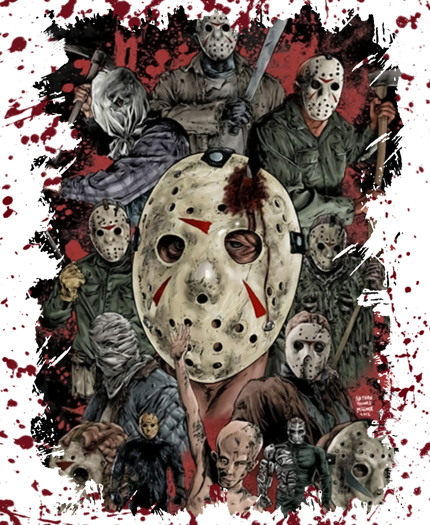 Jason Voorhees Many Faces
